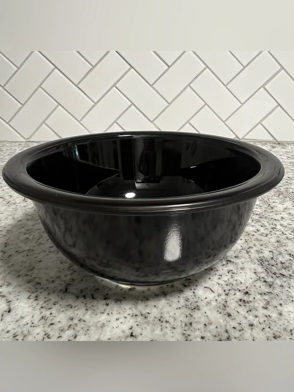 Vintage Pyrex 322 Black Mixing Bowl 1L Corning USA Nesting Kitchen Bowl